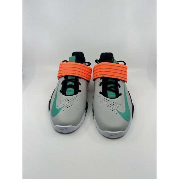 Nike Savaleos Weightlifting Shoes Grey Fog Emerald CV5708-083 Men's Size 12 NEW - Picture 4 of 6